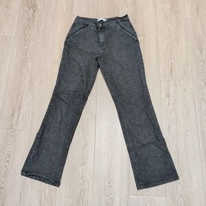 Vintage Y2K Tommy Hilfiger Jeans Womens 8 27x30 Black Straight Leg Back Seam